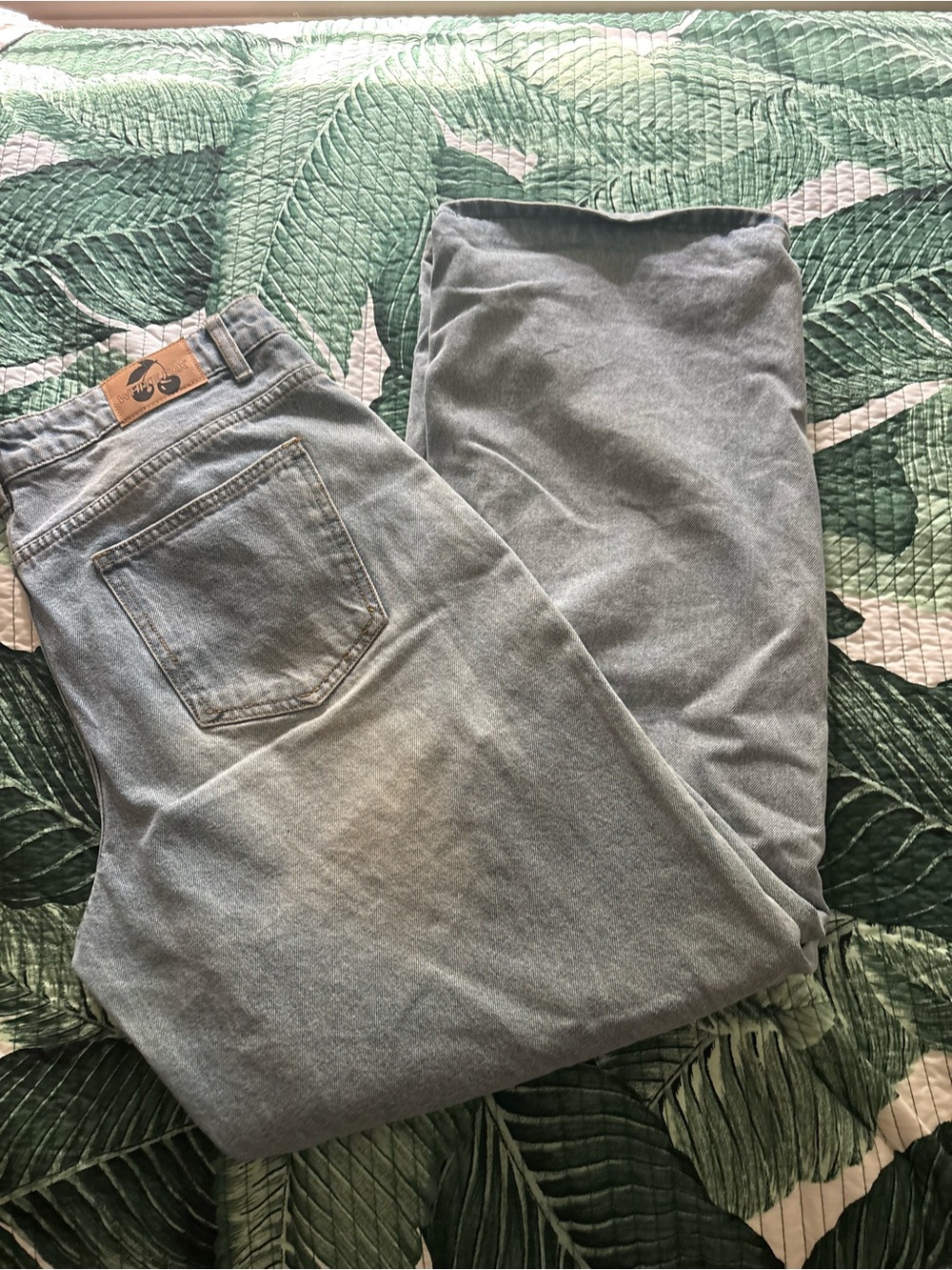 White Fox Boutique Light Blue Straight Leg Jeans